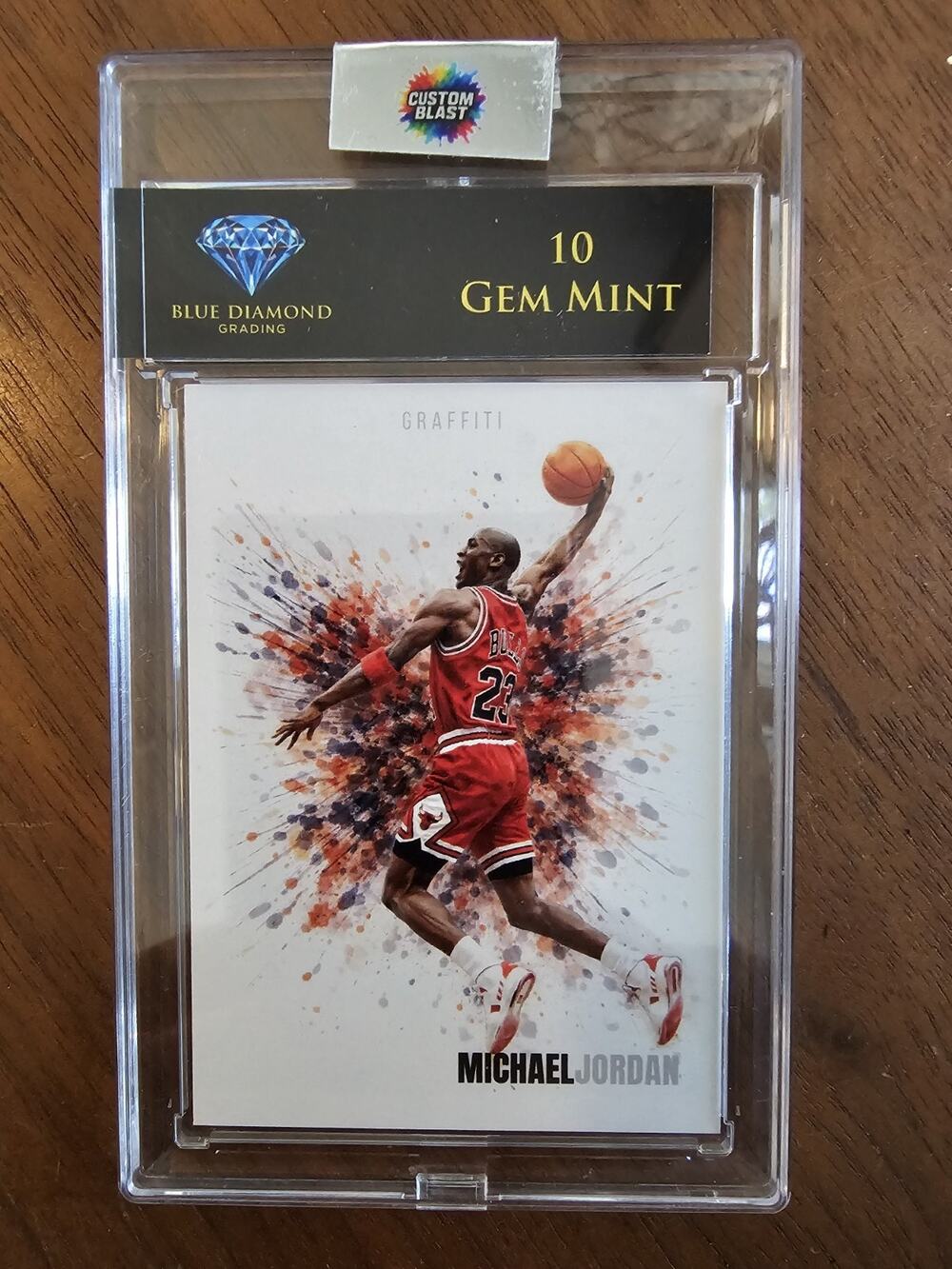 Michael Jordan 2026 Custom Blast Graffiti #G-08 - Chicago Bulls BDG 10 Gem Mint